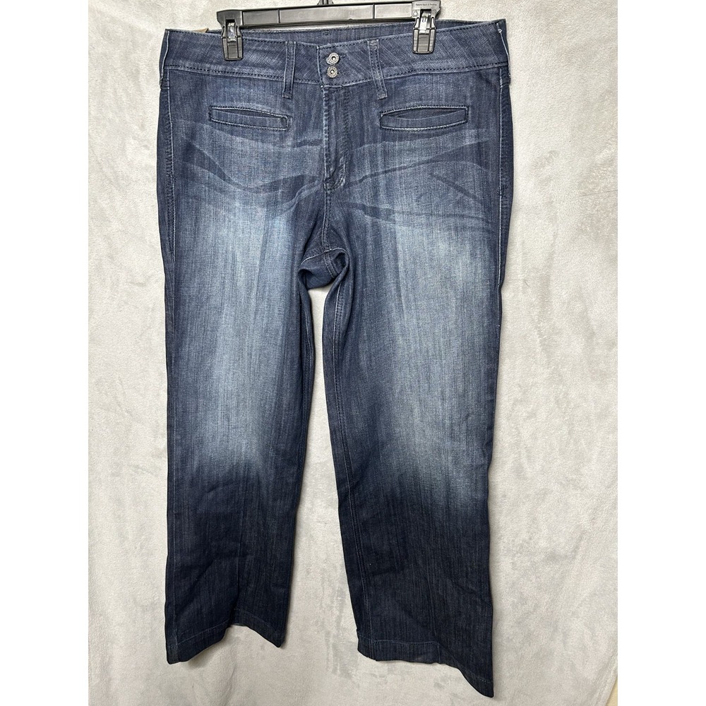 Ariat Women's Perfect Rise Trouser Jeans Dark/Medium Wash Size 33R